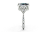 Nyelle Emerald Diamond  Engagement Ring