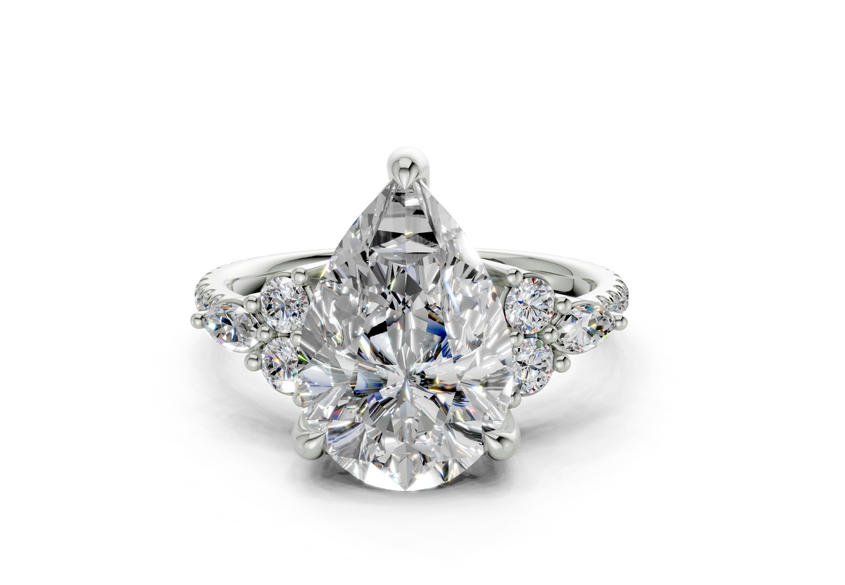 Nyelle Pear Diamond  Engagement Ring