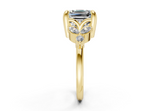 Imara Asscher Diamond  Engagement Ring