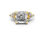 Imara Asscher Diamond  Engagement Ring