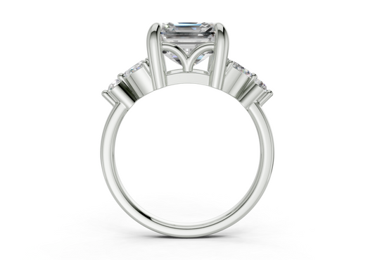 Imara Asscher Diamond Engagement Ring