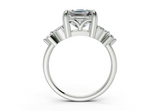 Imara Asscher Diamond  Engagement Ring