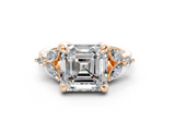 Imara Asscher Diamond  Engagement Ring