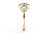 Imara Elongated Cushion Diamond Engagement Ring