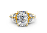 Imara Elongated Cushion Diamond  Engagement Ring