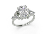 Imara Elongated Cushion Diamond  Engagement Ring