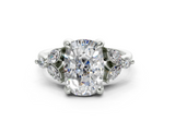 Imara Elongated Cushion Diamond  Engagement Ring