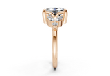 Imara Elongated Cushion Diamond Engagement Ring