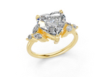 Imara Heart Diamond Engagement Ring