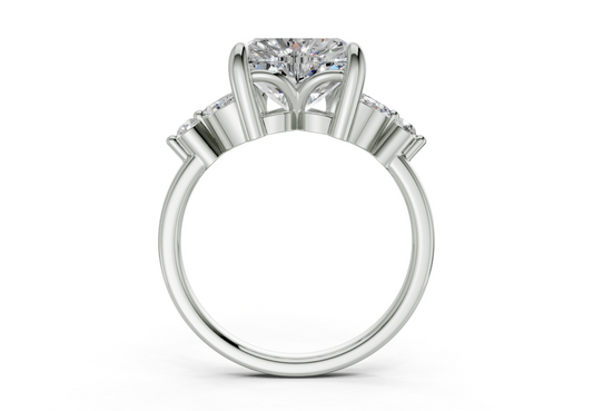 Imara Heart Diamond Engagement Ring