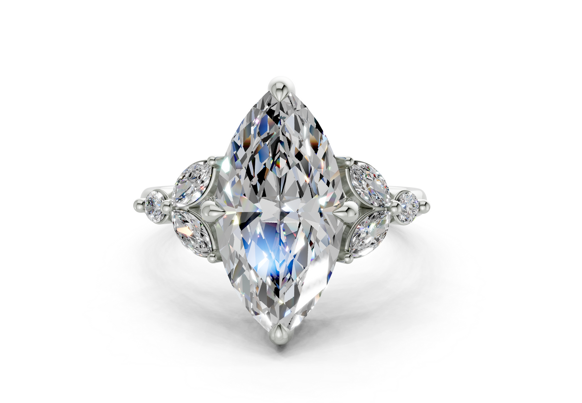 Imara Marquise Diamond Engagement Ring