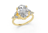 Imara Oval Diamond Engagement Ring