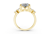 Imara Oval Diamond Engagement Ring