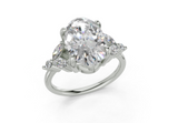 Imara Oval Diamond Engagement Ring