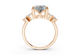 Imara Oval Diamond  Engagement Ring