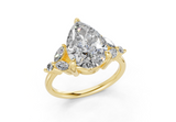 Imara Pear Diamond  Engagement Ring