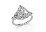 Imara Pear Diamond Engagement Ring