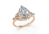 Imara Pear Diamond Engagement Ring