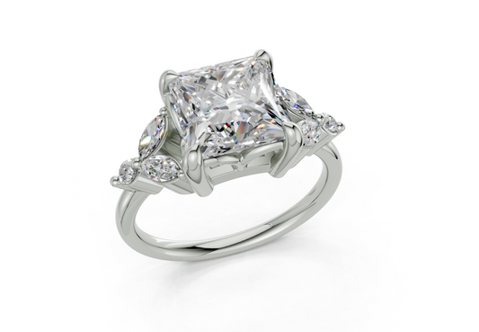 Imara Princess Diamond  Engagement Ring