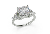 Imara Princess Diamond Engagement Ring