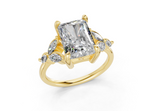 Imara Radiant Diamond Engagement Ring