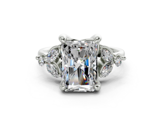 Imara Radiant Diamond Engagement Ring