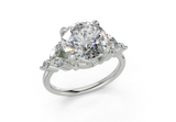 Imara Round Diamond Engagement Ring