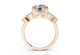 Imara Round Diamond  Engagement Ring