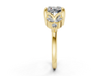 Imara Cushion Square Diamond Engagement Ring