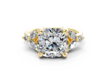 Imara Cushion Square Diamond Engagement Ring