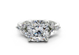 Imara Cushion Square Diamond Engagement Ring