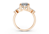 Imara Cushion Square Diamond  Engagement Ring