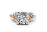 Imara Radiant Square Diamond Engagement Ring