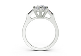 Felise Elongated Cushion Diamond  Engagement Ring