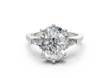 Felise Elongated Cushion Diamond  Engagement Ring