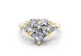 Felise Heart Diamond  Engagement Ring