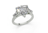 Felise Heart Diamond Engagement Ring