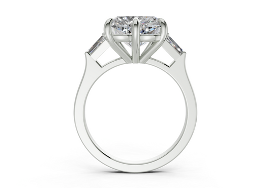 Felise Heart Diamond Engagement Ring