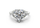 Felise Heart Diamond Engagement Ring