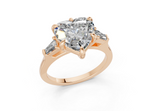 Felise Heart Diamond  Engagement Ring