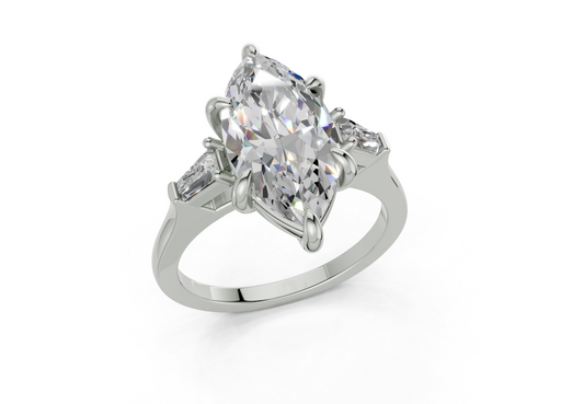 Felise Marquise Diamond  Engagement Ring