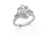 Felise Oval Diamond Engagement Ring