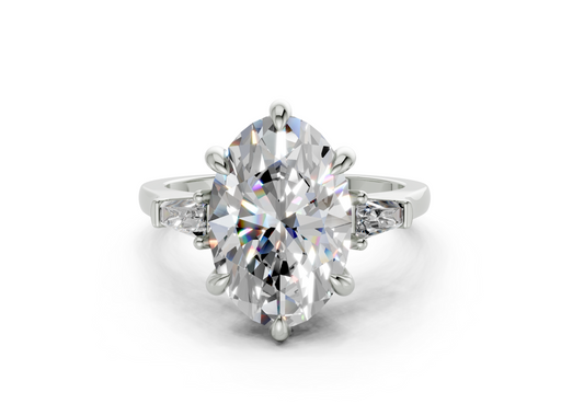 Felise Oval Diamond  Engagement Ring