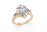 Felise Oval Diamond  Engagement Ring