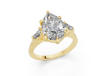 Felise Pear Diamond  Engagement Ring