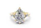 Felise Pear Diamond Engagement Ring