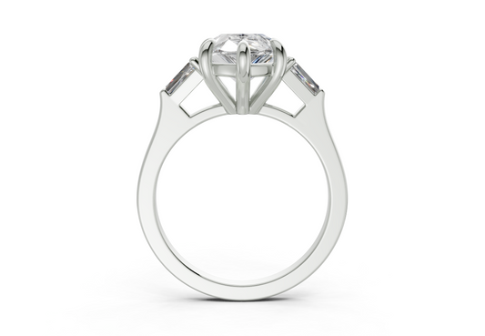 Felise Pear Diamond Engagement Ring