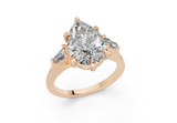 Felise Pear Diamond Engagement Ring