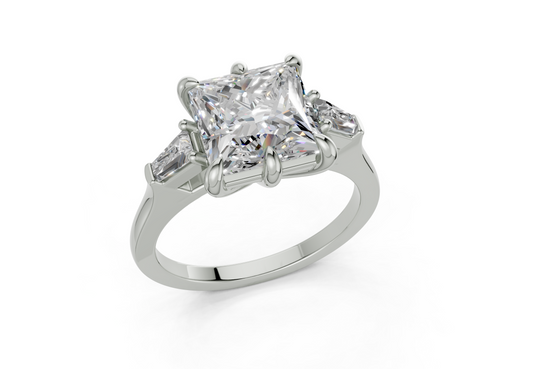 Felise Princess Diamond  Engagement Ring