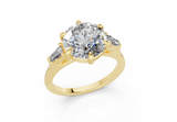 Felise Round Diamond  Engagement Ring